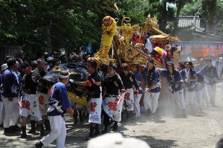 【2021年中止】鳥出神社の鯨船行事