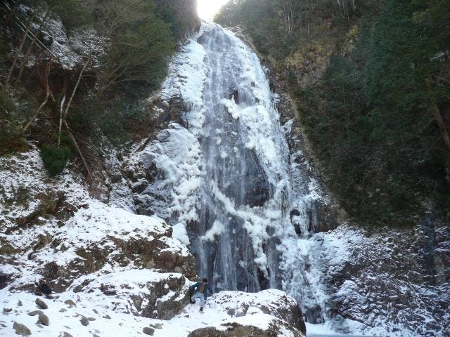清五郎滝の氷瀑