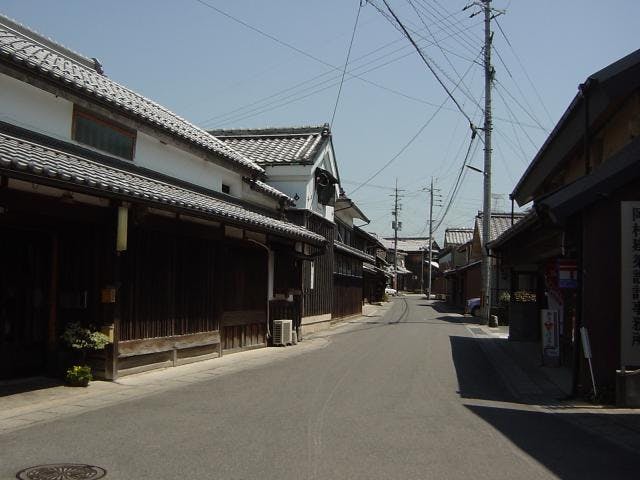 旧東海道（水口宿）