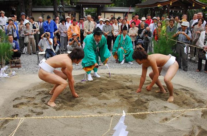 古例祭　古知古知角力