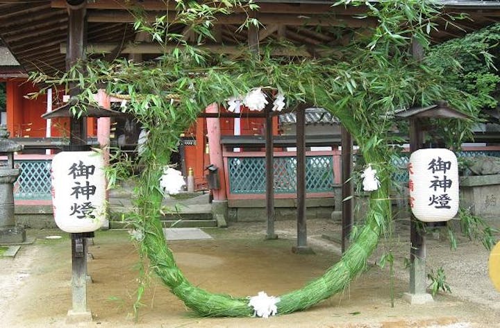 天満宮例祭　夏越祭（岡田鴨神社）