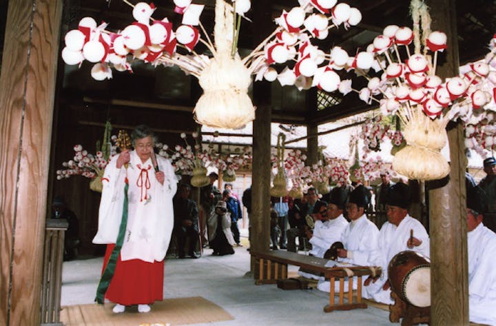 餅花（相楽神社）