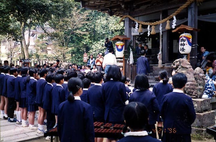 中嶋神社菓子祭