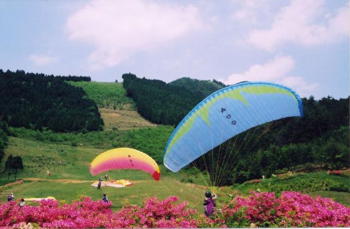 パラグライダー体験コースさのう校