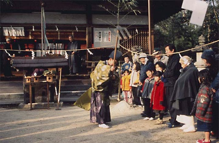 御田祭（村屋神社）