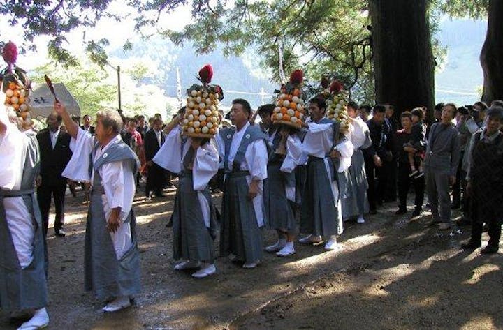 門僕神社秋祭り