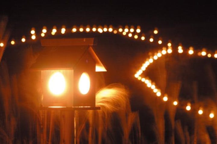 曽爾高原山灯り