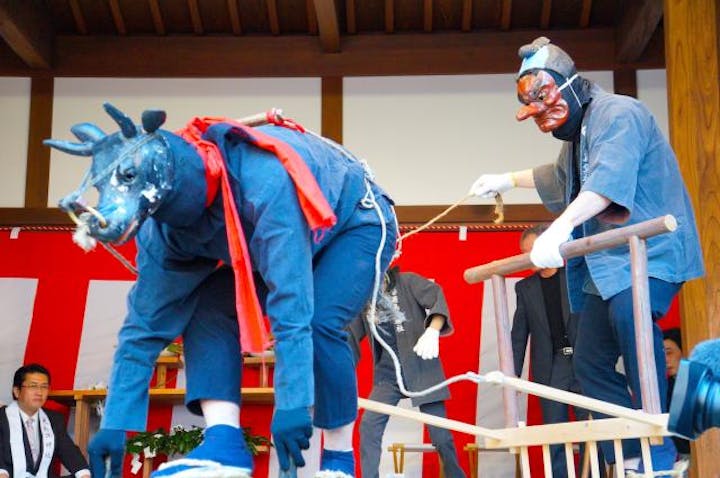 飛鳥坐神社おんだ祭