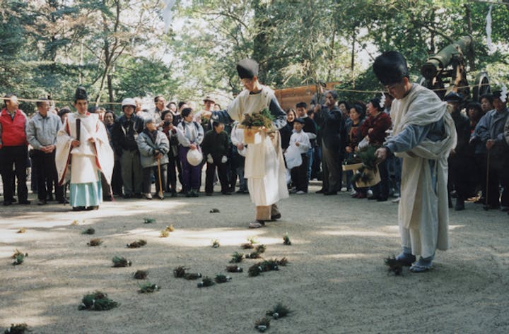 【2021年は関係者のみ】葛木坐火雷神社のおんだ祭り
