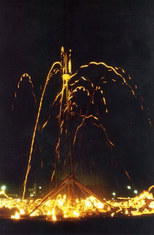 柱松（和歌山県太地町）