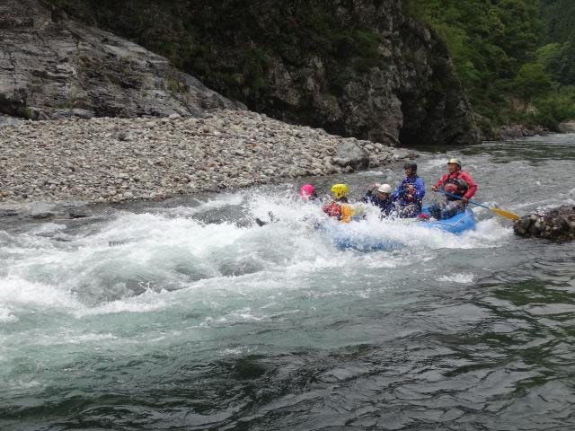 北山川ラフティング2