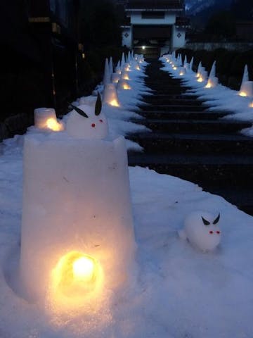 【令和2年度中止】智頭宿雪まつり