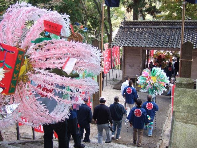 【2020年神事のみ】阿波八幡神社の花祭り