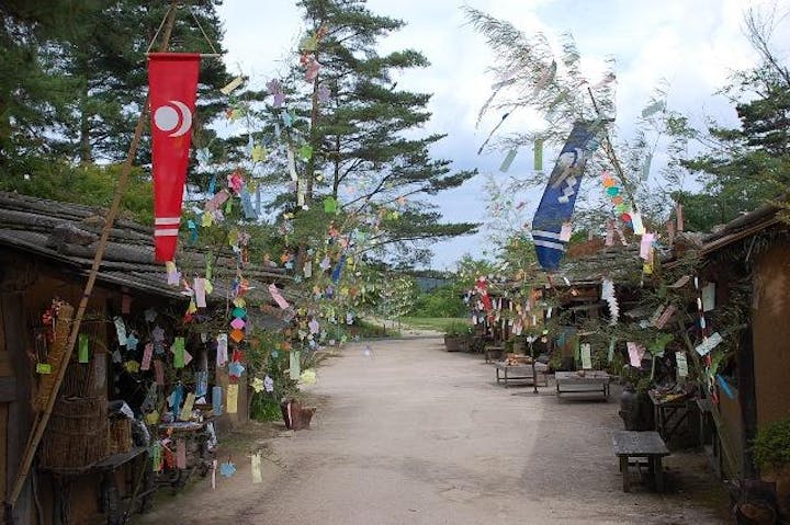 中世夢が原七夕夜市