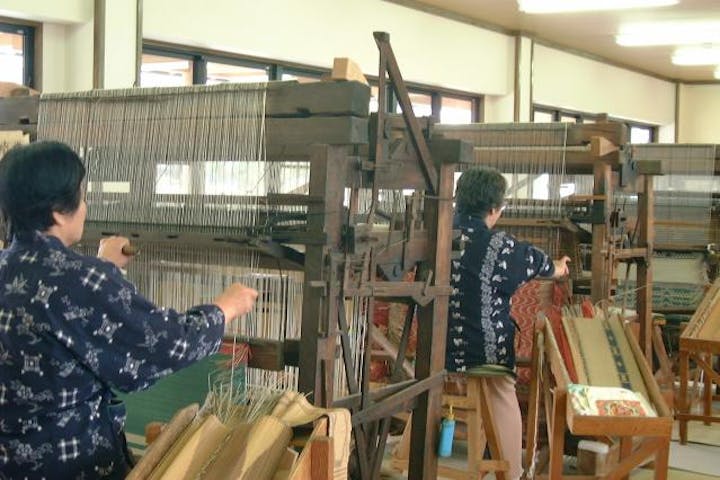 早島町花ござ手織り伝承館