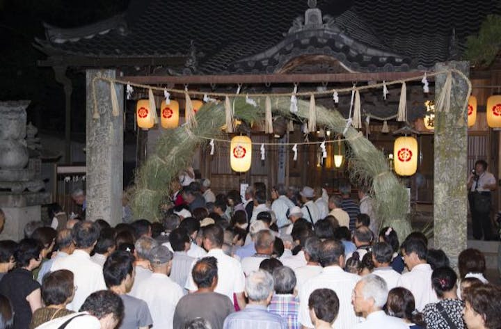 茅の輪神事（広島県福山市）