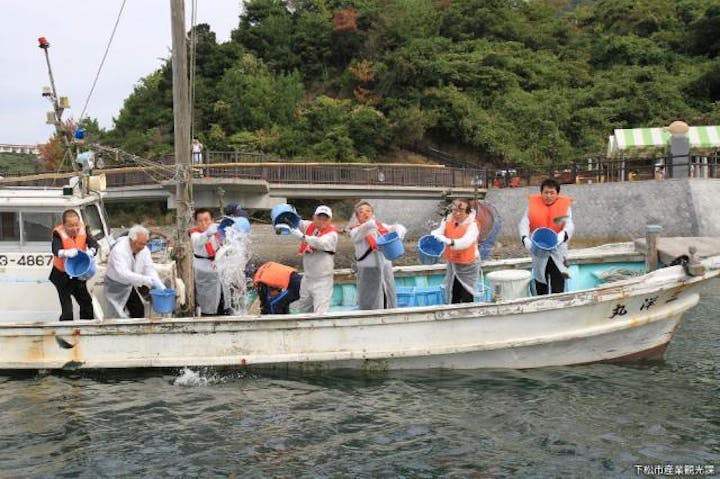 ひらめ等魚介類供養祭