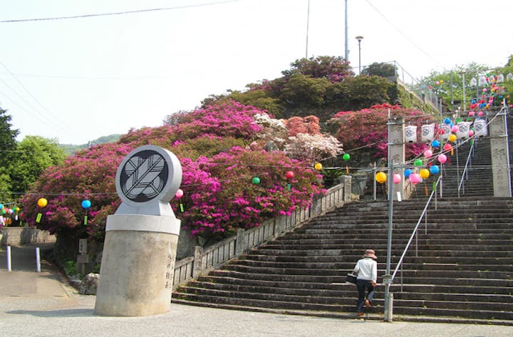 椎宮神社のつつじ