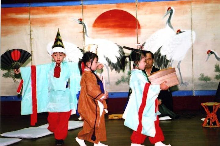 天王社秋季例大祭（稚児三番叟）