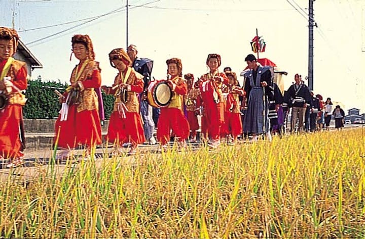 【2021年の神幸祭は祭典のみ】水田天満宮神幸祭　稚児風流