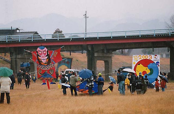 【2021年開催中止】うきは市大石親子凧あげ大会