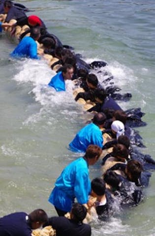 【2021年中止】海中盆綱引き