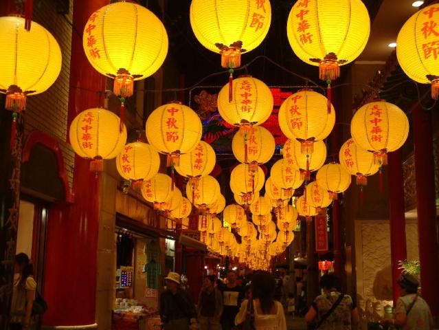 長崎中華街中秋節