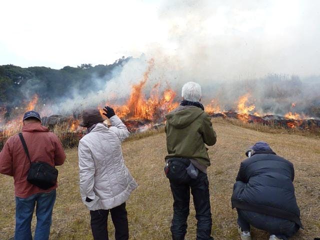 【2020年度関係者のみ参加】川内峠野焼き