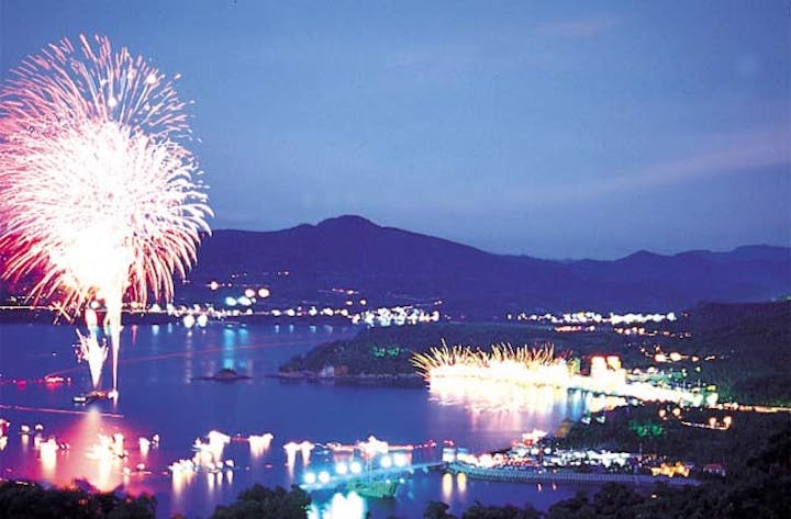 水俣花火大会 in 湯の児