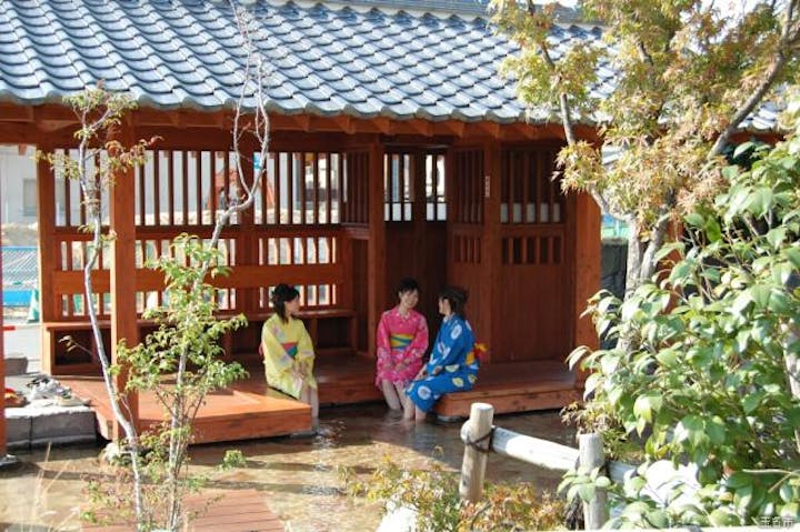 立願寺公園（しらさぎの足湯）