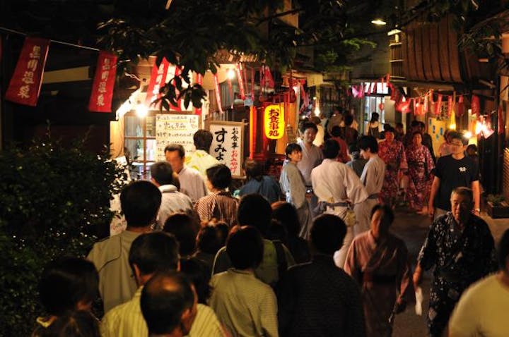 黒川温泉川端夜市