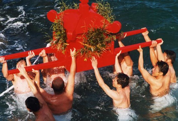 上津深江八坂神社 裸まつり