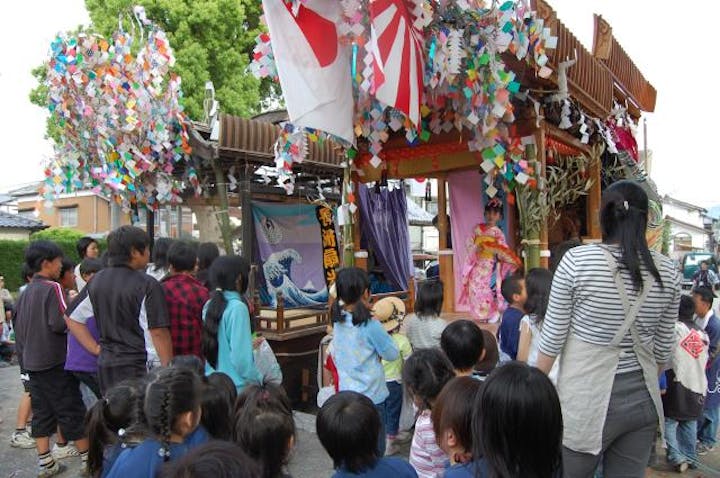 長洲神社　葵祭り