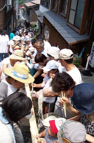【2021年中止】湯平大そうめん流し大会