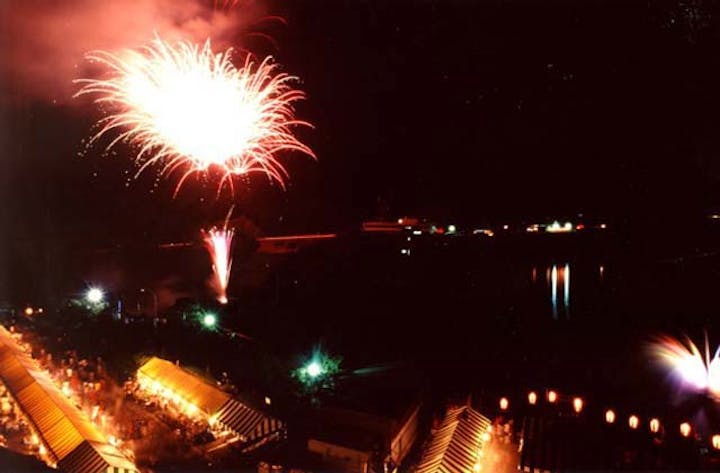 〈無観客開催〉耶馬溪湖畔祭り