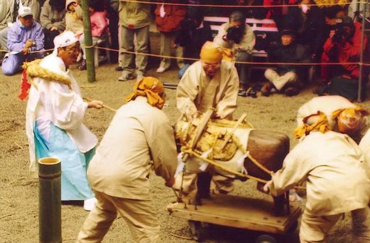 狭野神社 苗代田祭（ベブがハホ）