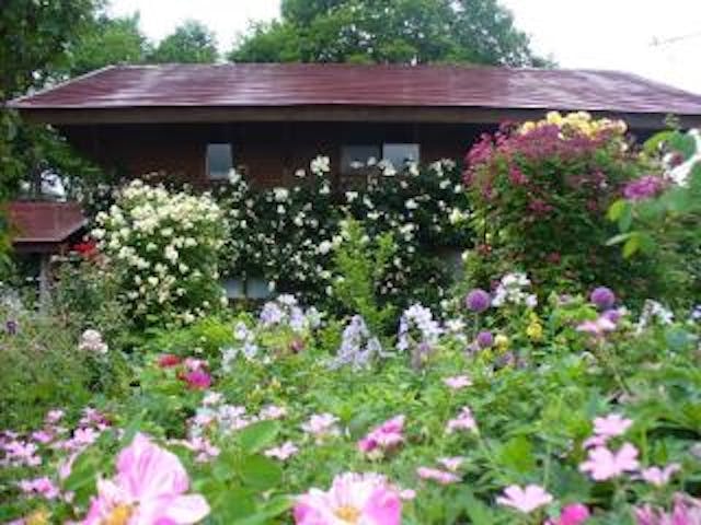 蔵王ペンション村　オープンガーデン　山の秋の庭