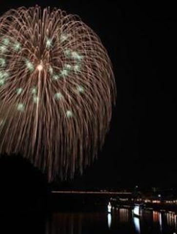 水郷大江夏まつり　灯ろう流し　花火大会