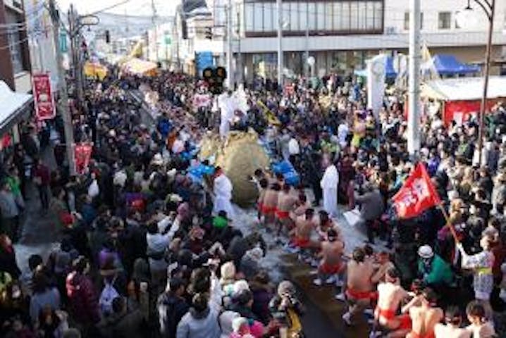 【規模縮小】坂下初市　〜奇祭　大俵引き〜