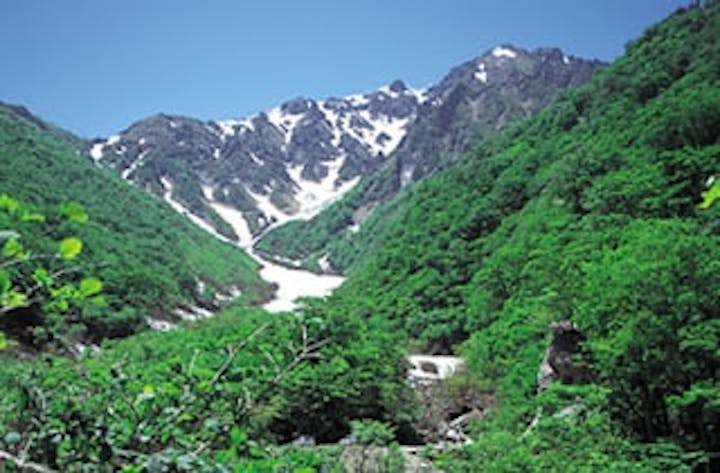 マチガ沢の残雪