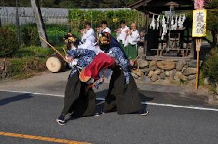 宗吾神社祭り（長留の獅子舞）