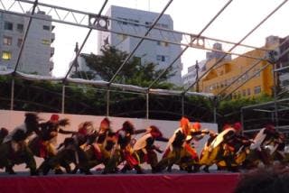 横須賀開国祭　2003 垂れ幕 2003年8月2日 113系臨時快速「よこすか開国祭記念号」を撮影する