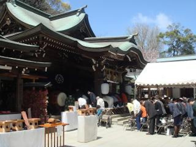 江島神社　古式初亥祭