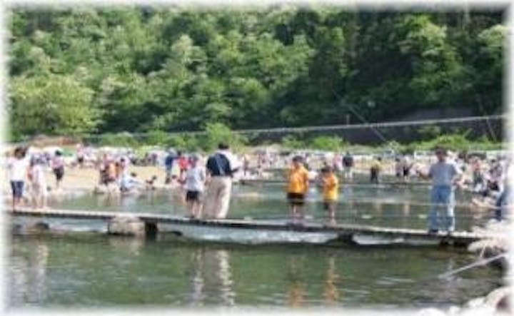 中津川マス釣場