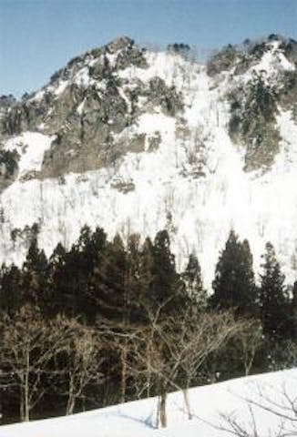 立鳥帽子・大石登山口
