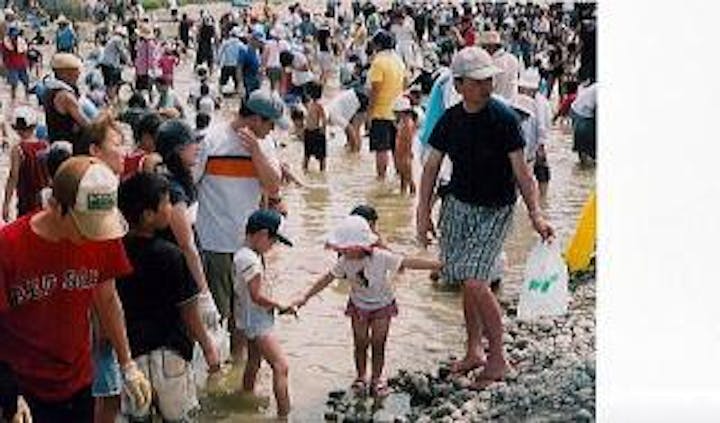 黒部川のきときと魚　手づかみ捕り大会　※令和２年度中止