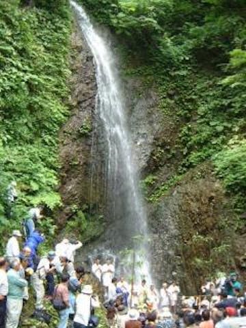 不動滝の滝開き