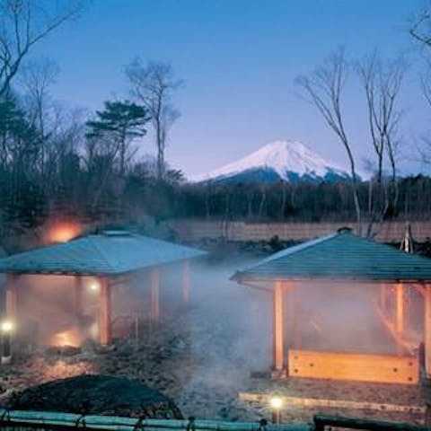 山中湖温泉 紅富士の湯 朝風呂