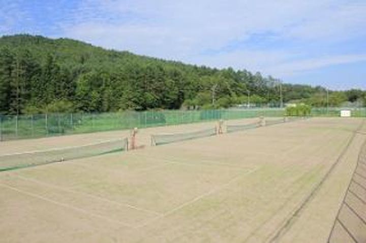 大町市美麻テニスコート