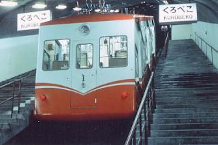 立山黒部アルペンルート黒部ケーブルカー